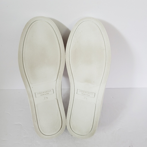 NEW Aquatalia Slip On Loafers Python Leather Snake Shoe Size 7.5 - Picture 6 of 7